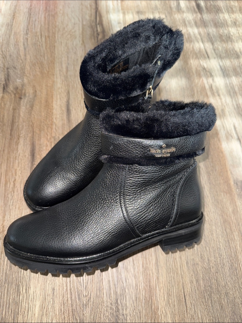 Kate Spade leather boots size -